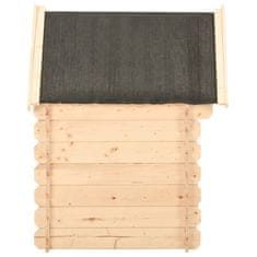 Vidaxl Pasja uta 95x75x100,6 cm trdna borovina 14 mm
