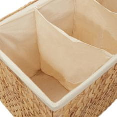 Vidaxl Košara za perilo 82x42,5x52,5 cm vodna hijacinta