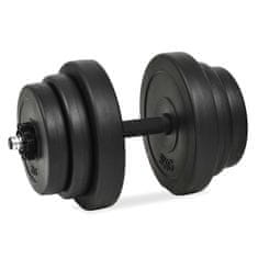 Vidaxl 18 delni komplet uteži 40 kg