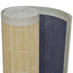 Vidaxl Preproga iz bambusa 160x230 cm naravne barve
