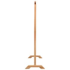 Vidaxl Stojalo za oblačila 125x175 cm trdna hrastovina
