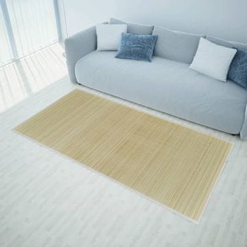 Vidaxl vidaXL Bambusova talna podloga 100x160 cm naravna