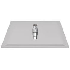 Vidaxl Glava za nadglavni tuš 2 kosa nerjaveče jeklo 30x30 cm