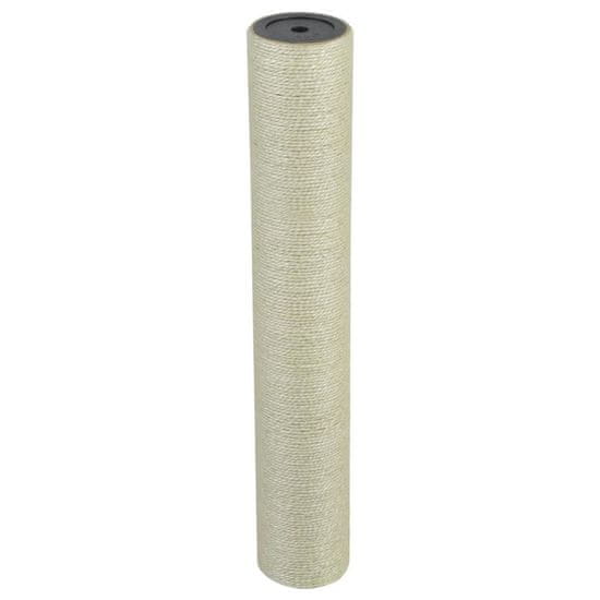 shumee vidaXL Mačji praskalnik 8x50 cm 10 mm bež