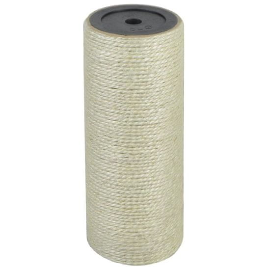 shumee vidaXL Mačji praskalnik 8x20 cm 10 mm bež