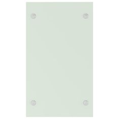 Vidaxl Stojalo za drva belo 40x35x60 cm steklo