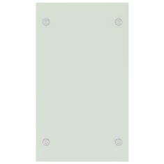 Vidaxl Stojalo za drva belo 80x35x60 cm steklo