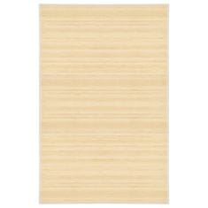Vidaxl Preproga iz bambusa 100x160 cm naravne barve
