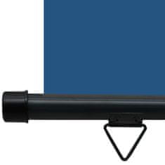 Greatstore Balkonska stranska tenda 160x250 cm modra