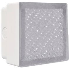 Vidaxl 2 x LED Talna Vgradna Svetilka 100 x 100 x 68 mm