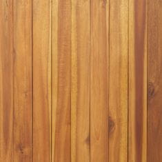 Vidaxl Visoka greda z loncem 24,5x24,5x25 cm trden akacijev les