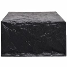 Vidaxl Pokrivalo za vrtno pohištvo z 8 obročki 172x113x73 cm