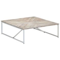 Vidaxl Klubska mizica 110x110x36 cm trden mangov les