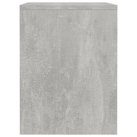 shumee Nočna omarica betonsko siva 40x30x40 cm iverna plošča