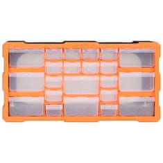 Vidaxl Organizator z 22 predali 49x16x25,5 cm