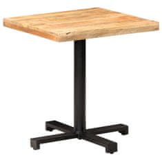 Vidaxl Bistro mizica kvadratna 70x70x75 cm robusten mangov les