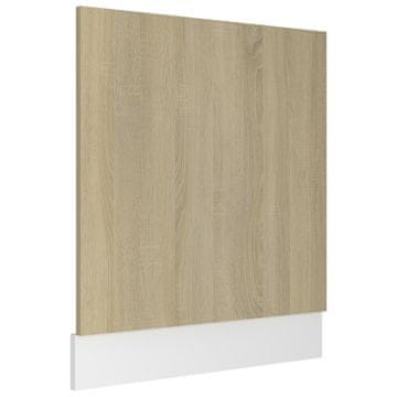 Vidaxl Plošča za pomivalni stroj “Lyon” sonoma hrast 59,5x3x67 cm