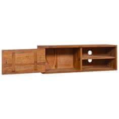 Vidaxl Stenska TV omarica 90x30x30 cm trdna tikovina