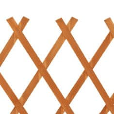 shumee Vrtna mrežasta ograja oranžna 120x90 cm les jelke