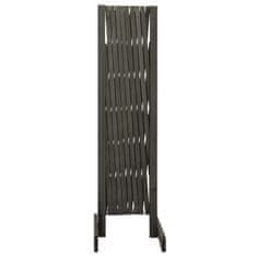 Vidaxl Vrtna mrežasta ograja siva 180x100 cm les jelke