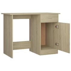 Vidaxl Pisalna miza sonoma hrast 100x50x76 cm iverna plošča