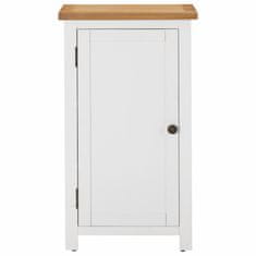 Vidaxl Omarica 45x32x85 cm trdna hrastovina