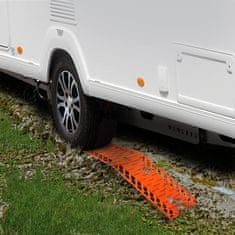 Vidaxl Komplet zložljivih podlog za oprijem koles 2 kosa 360835