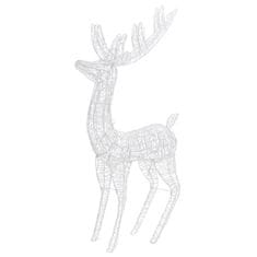 Greatstore XXL božični jelen iz akrila 250 LED lučk 180 cm hladno bel