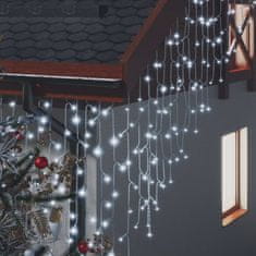 Vidaxl LED zavesa ledene sveče 10 m 400 hladno belih LED lučk