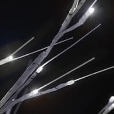 Greatstore Božično drevesce z 200 LED lučkami 2,2 m hladno belo vrba