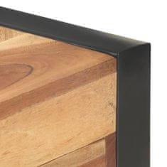 Vidaxl Pisalna miza 110x50x76 cm trden les z izgledom palisandra