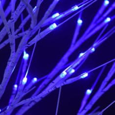 Greatstore Božično drevesce z 200 LED lučkami 2,2 m modro vrba