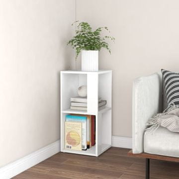 Vidaxl vidaXL Kotna omarica bela 33x33x67 cm material na osnovi lesa