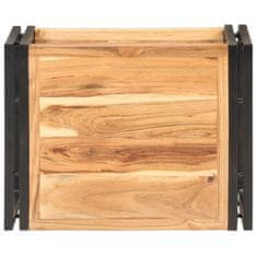Vidaxl Stranska mizica 40x30x40 cm trden akacijev les