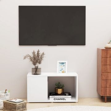 Vidaxl vidaXL TV omarica bela 60x24x32 cm material na osnovi lesa
