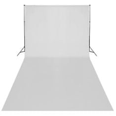 Vidaxl Studijski komplet z belim ozadjem 600 x 300 cm in luči