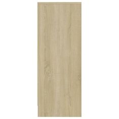 Vidaxl Omarica za čevlje sonoma hrast 31,5x35x90 cm iverna plošča
