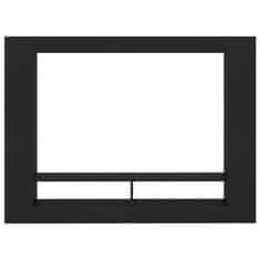 Vidaxl TV omarica črna 152x22x113 cm iverna plošča