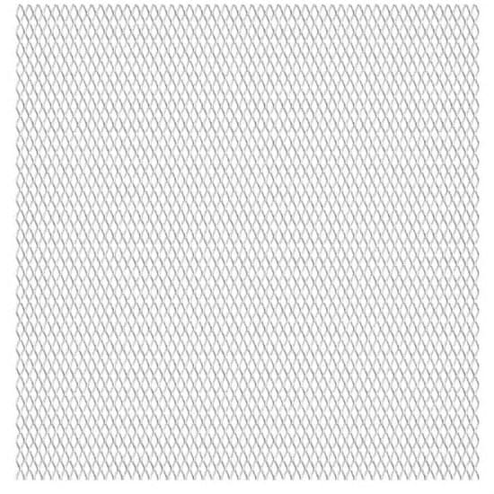 Vidaxl Vrtna žična ograja nerjaveče jeklo 50x50 cm 20x10x2 mm