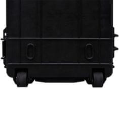 Vidaxl Vodoodporni plastični kovček za shranjevanje in prenašanje pištole