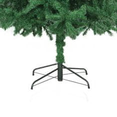 Vidaxl Umetna novoletna jelka 300 cm zelena