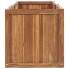 Vidaxl Visoka greda 200x50x50 cm trdna tikovina