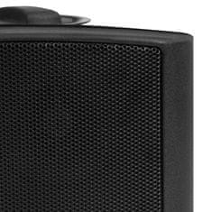 shumee Stenski zvočniki 2 kosa črni notranji in zunanji 100 W
