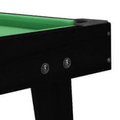 shumee Mini biljard miza 1-metrska 92x52x19 cm črna in zelena