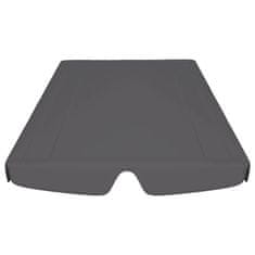 Vidaxl Streha za vrtno gugalnico antracitna 150/130x70/105 cm