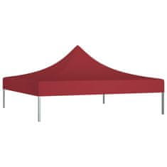 Vidaxl Streha za vrtni šotor 3x3 m bordo 270 g/m2