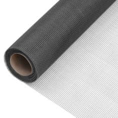 Vidaxl Mreža iz steklenih vlaken 112x500 cm črna