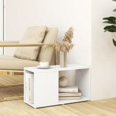 shumee TV omarica bela 60x24x32 cm iverna plošča