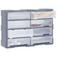 Vidaxl Organizator z 8 velikimi predali 52x16x37 cm