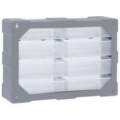 Vidaxl Organizator z 8 velikimi predali 52x16x37 cm